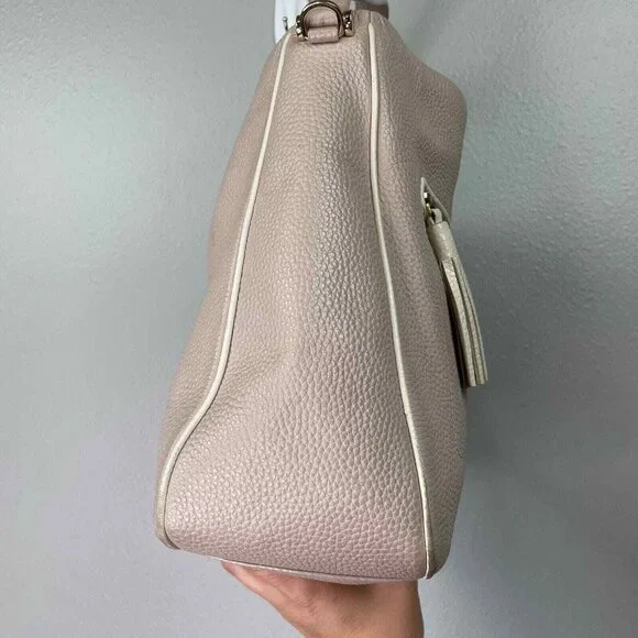 Kate Spade New York Pumice & Cement Michaela Chester Street Leather Shoulder - Picture 9 of 16